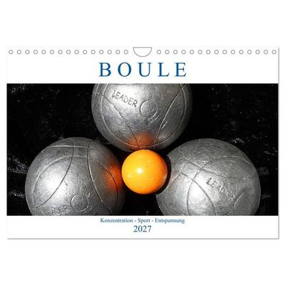 Boule. Konzentration - Sport - Entspannung (Wandkalender 2027 DIN A4 quer), CALVENDO Monatskalender