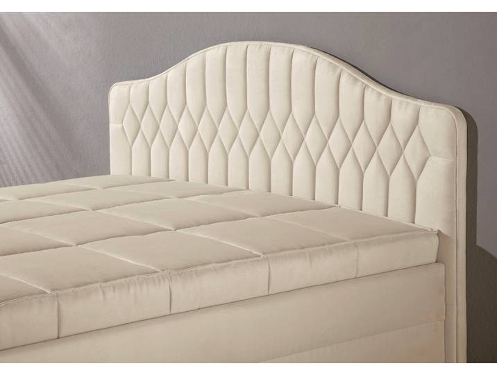 Polsterbett MAINTAL, beige (creme), B:150cm, Betten, Polsterbett