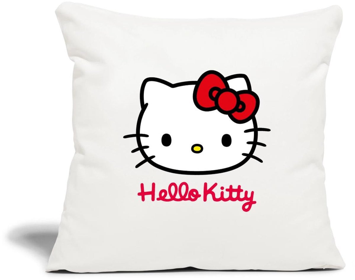 Spreadshirt Hello Kitty Klassiek Portret Sierkussenhoes, 45 x 45 cm