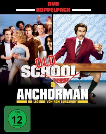 Will Ferrell - Old School / Anchorman [2 DVDs] - Preis vom 08.10.2026 07:26:42 h