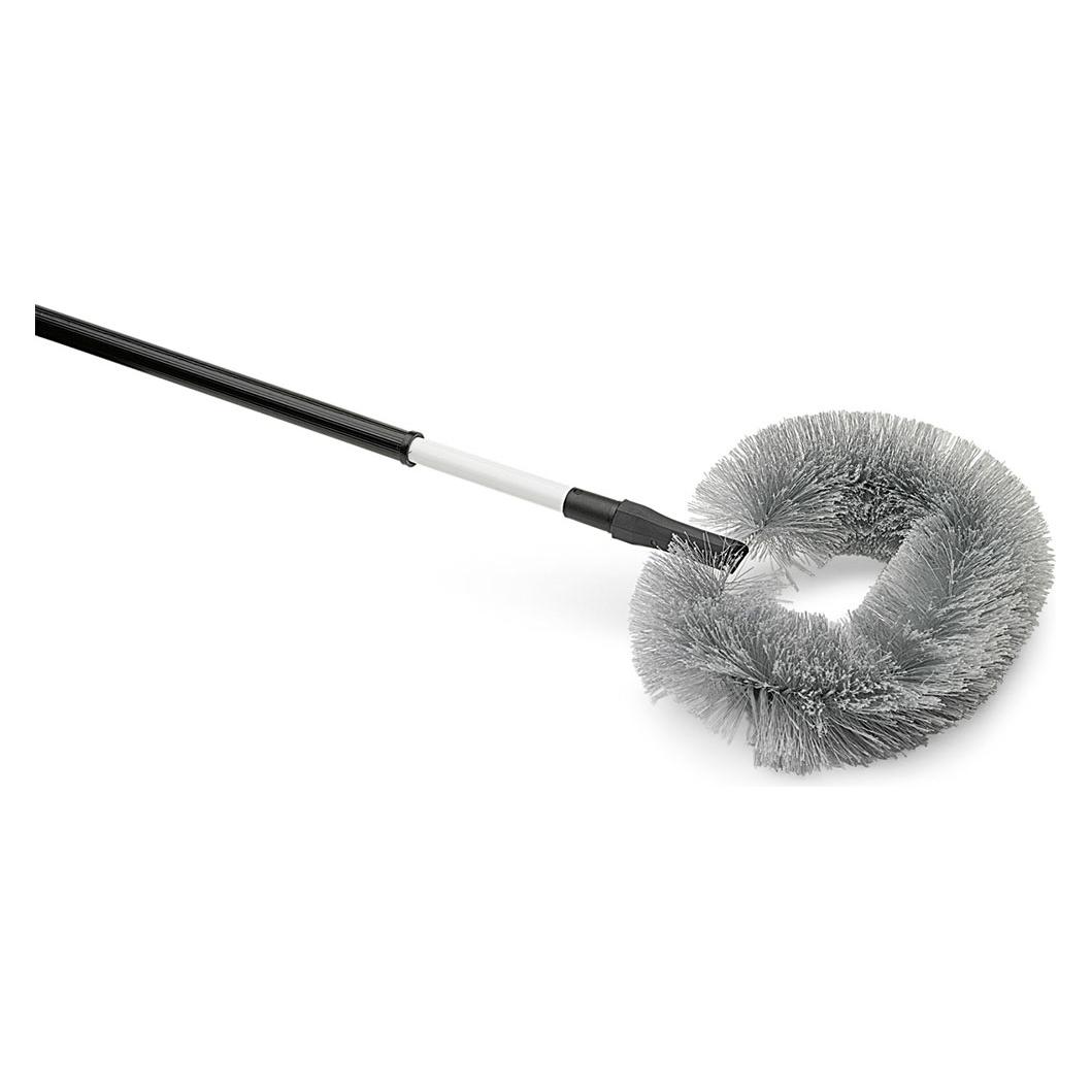 Nölle Staubbesen Oval mit Teleskopstiel grau Kunststoff 31,0 cm breit (1 Stk.) (281600)