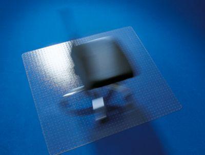 Bodenschutzmatte Ecogrip® Solid-RS Office Products, für Teppichböden, Ankernoppen, rutschfest & schwer entflammbar, 1800 x 1200 mm, PC, transparent