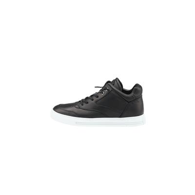 Sneaker LLOYD "ARENA", Herren, Gr. 44, schwarz, Leder, unifarben, Basic, Schuhe Sneaker, mit herausnehmbarem Fußbett