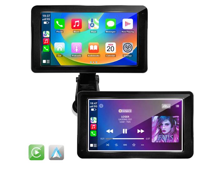 Wireless Carplay und Android-Auto Bildschirm mit Touch-Display, 7