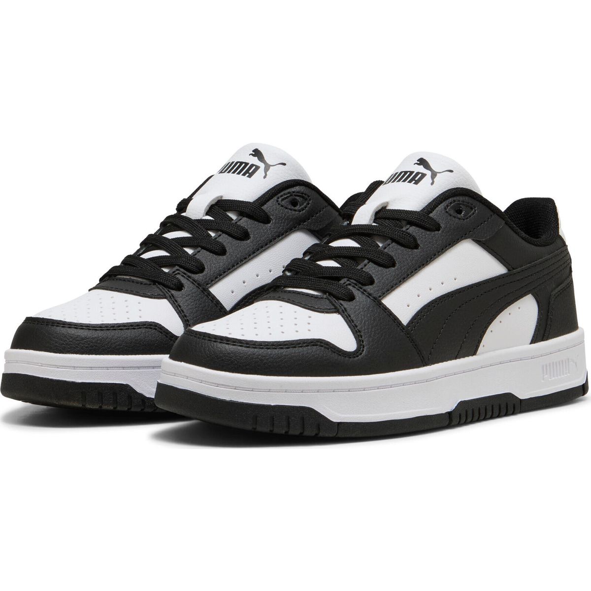 Puma Rebound Slam Lo Jr puma white-puma black (01) 3.5 408292-01-3.5