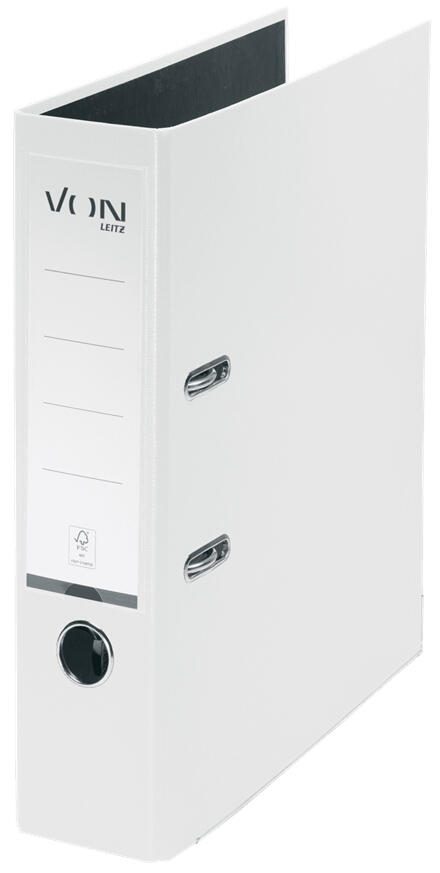 LEITZ Ordner Rückenbreite 8 cm DIN A4 weiß 10550001