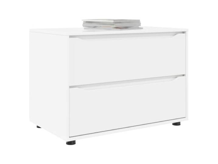 vidaXL Aufbewahrungsschrank 80 x 48 x 57 cm Holzwerkstoff Weiß