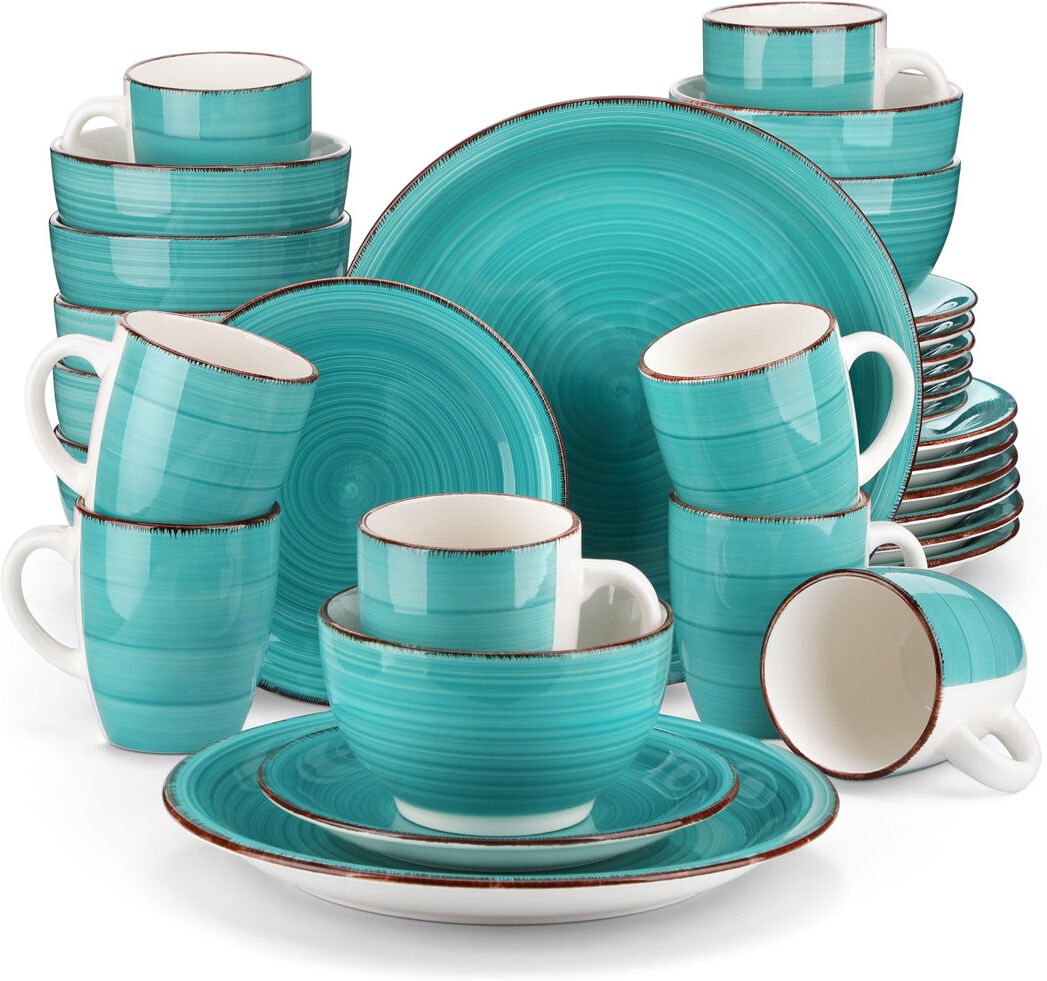 Vancasso 32 Piece Dinnerware Set, Service for 8 Blue 32