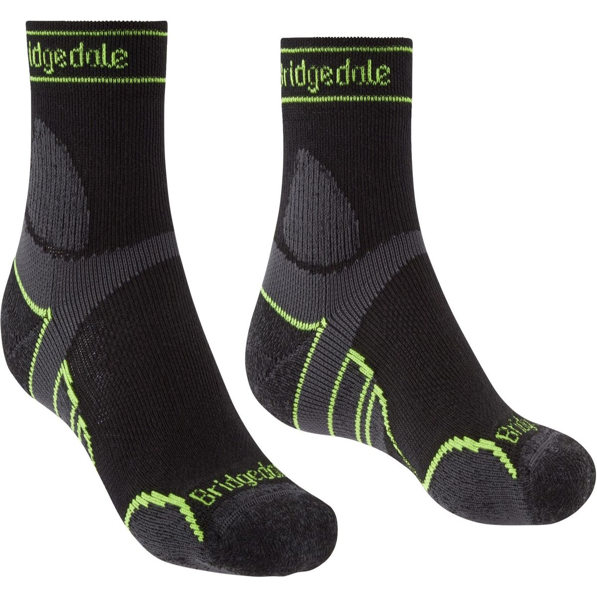 Bridgedale Trail Run Lightweight T2 Merino Sport ¾ Crew black (845) M 710199-845-M