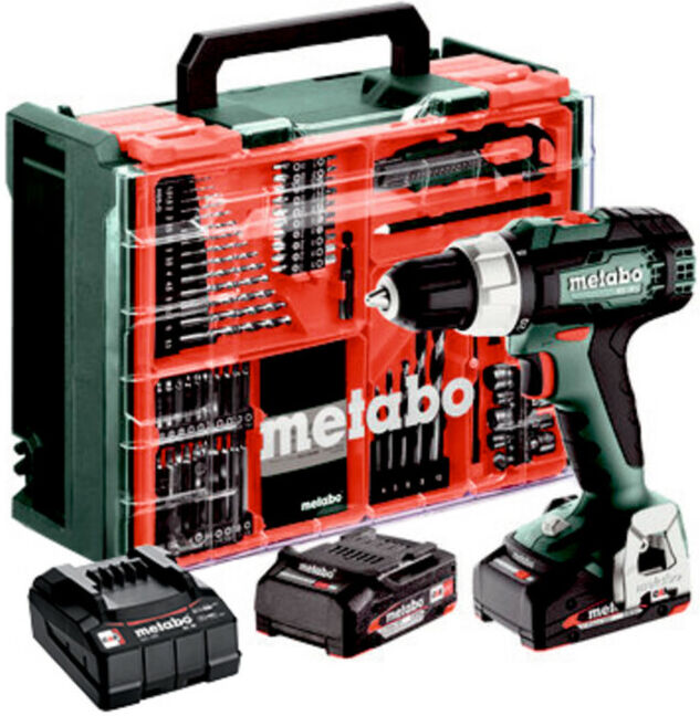 Metabo Perceuse-visseuse sans fil BS 18 L Set (614051710), coffret plastique (614051710)