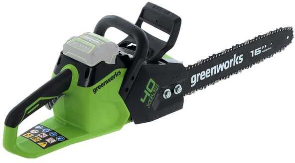 Greenworks GD40CS18 - Tronçonneuse à batterie 40 V - SANS BATTERIE NI CHARGEUR
