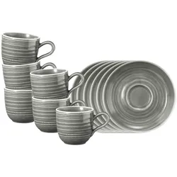 Seltmann Weiden Espressotassen mit Untertassen Terra 0,09 l 6er Set