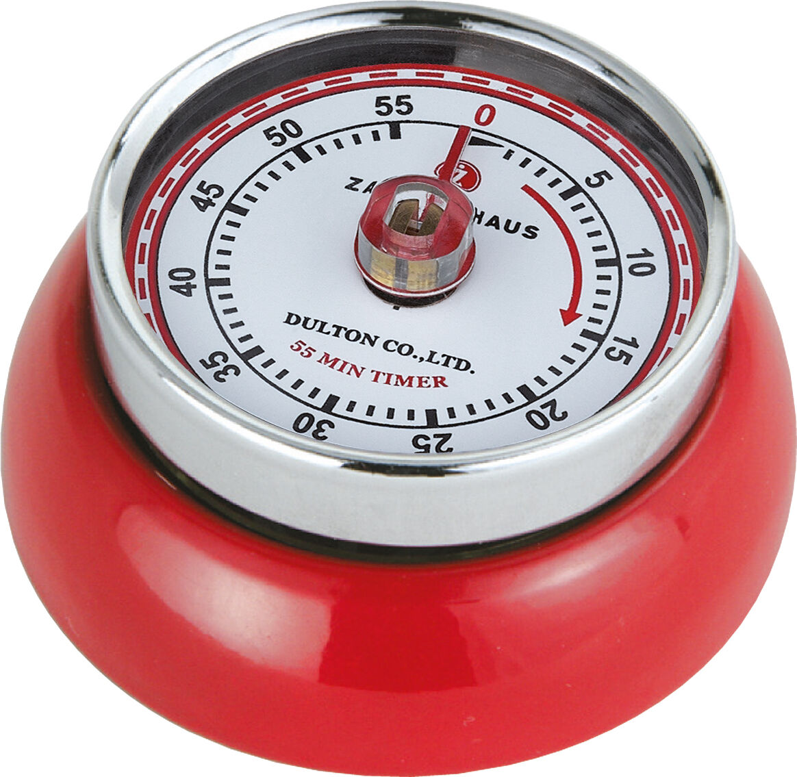 Zassenhaus Timer Magnetico Rosso 7 cm Speed