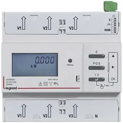 Legrand 412074 Energiezähler EMDX3 125A 3-phasig Direkt RS485+Impuls 6TE