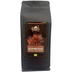 Barista vom Berg Röstkaffee Espresso, ganze Bohne bio 500g