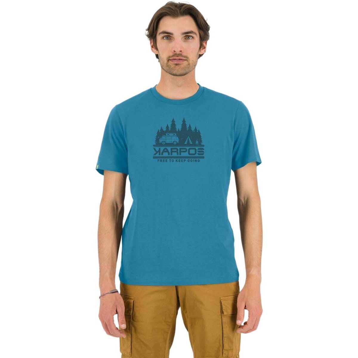 Karpos Outdoors Trees T-shirt niagara / print 2 (459) XXL 2531041-459-XXL