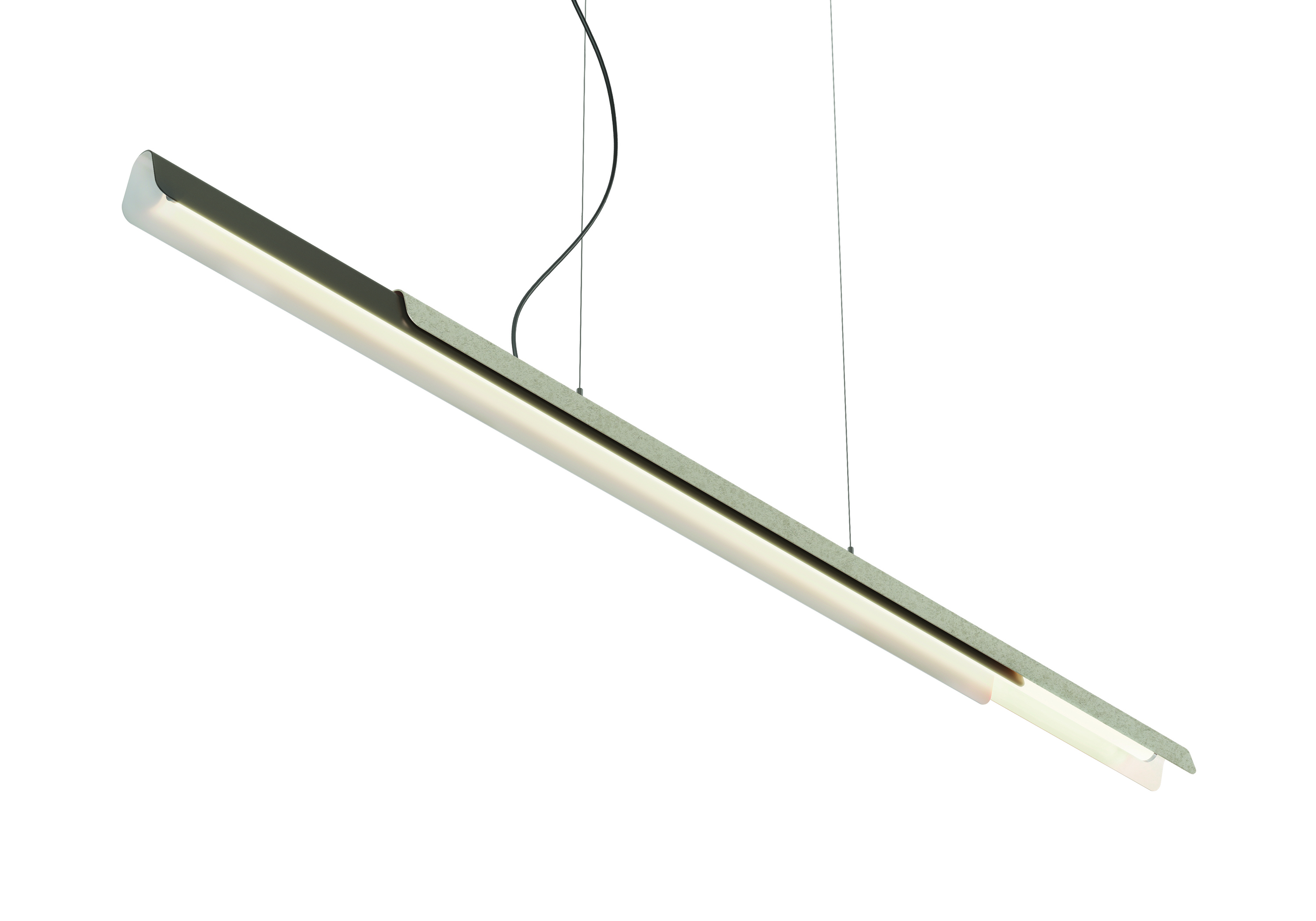 Kundalini LED-Pendelleuchte DALA LINEAR Grau Betonoptik K503427GC 8015086012887