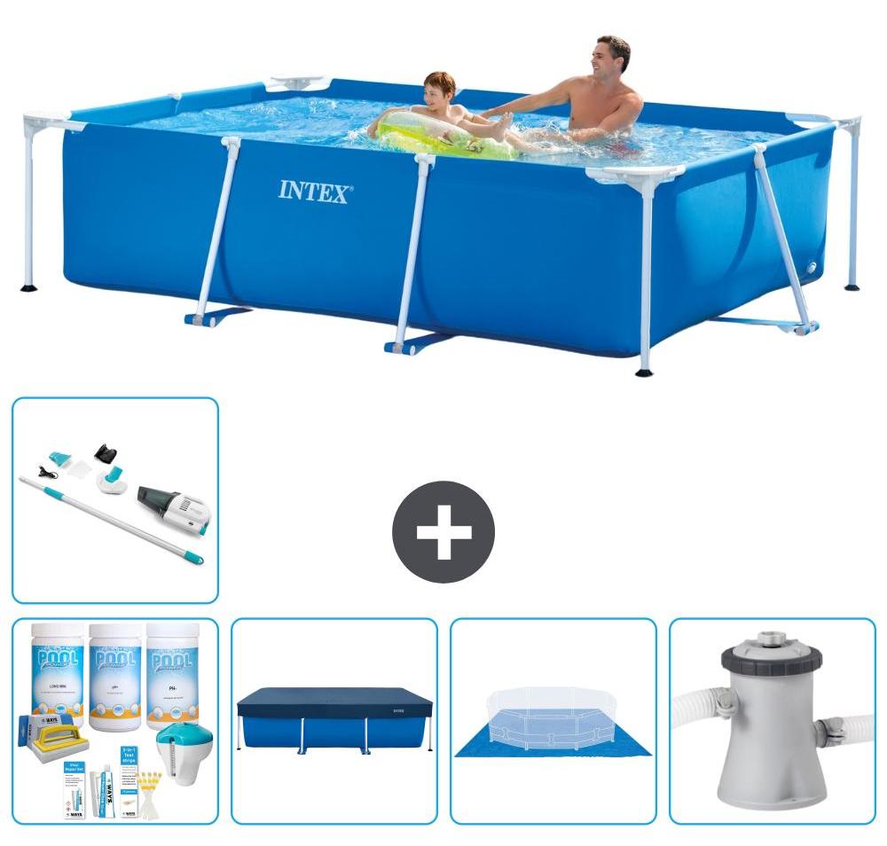 Rechteckiger Frame Pool - 260x160x65 cm - 6-teilig S20027