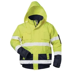 Safestyle,  Warnschutz-Pilotjacke HASSO Grösse L fluoreszierend gelb/marine (L)