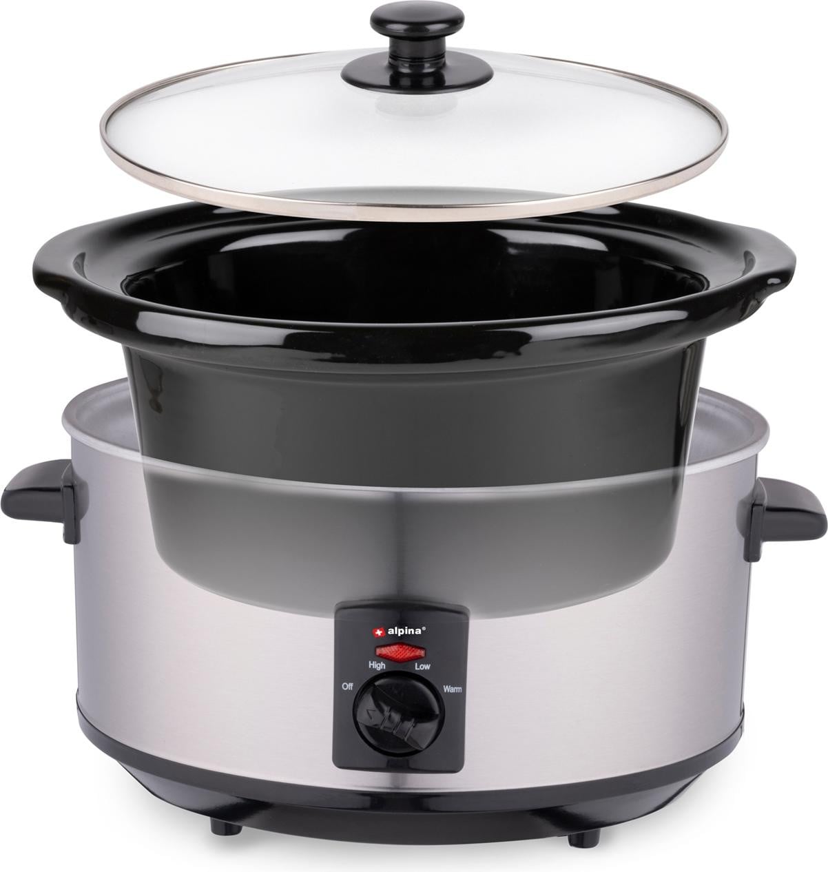Alpina Schongarer roestvrijstalen pan, 3,5 liter