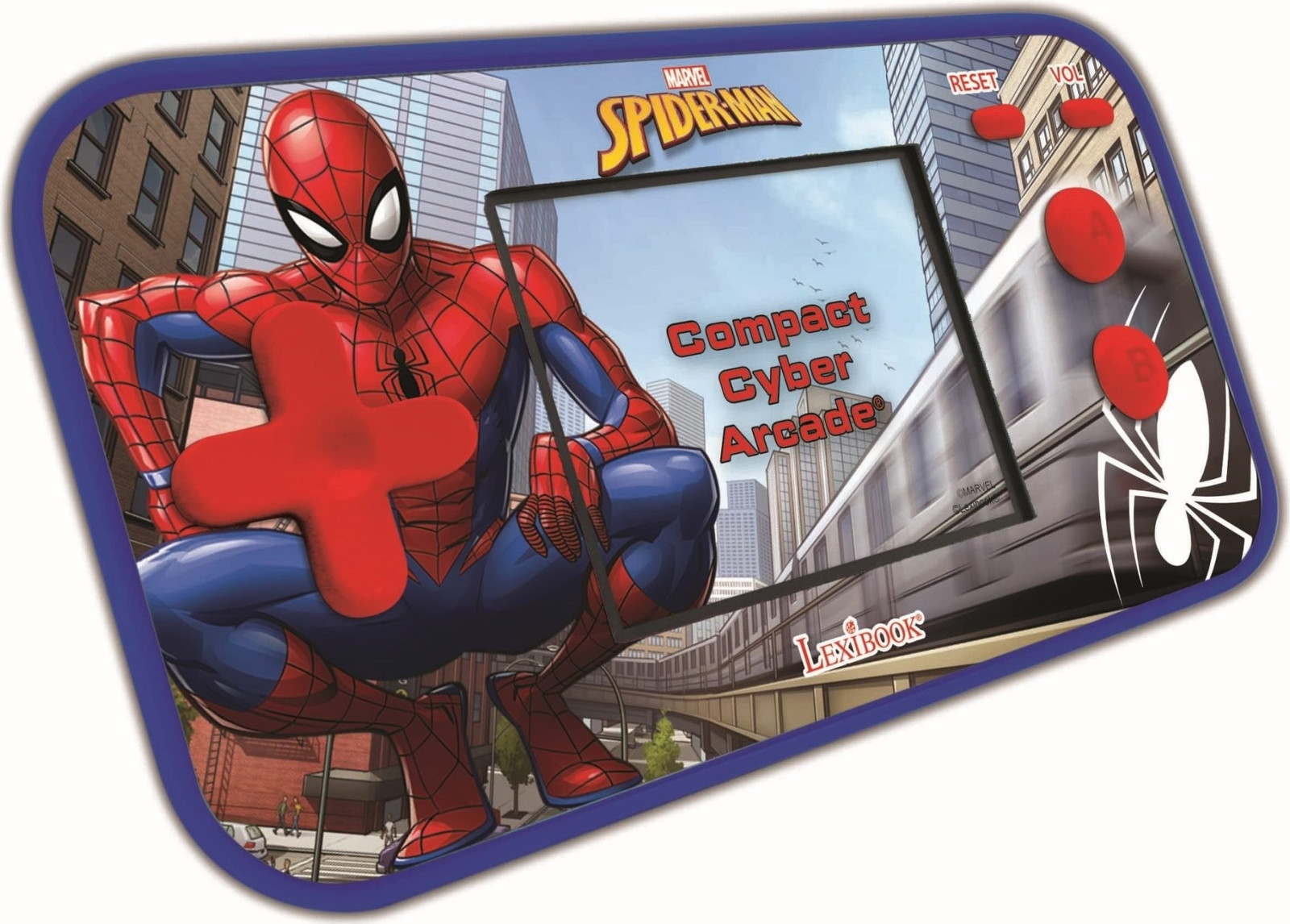 Lexibook Compact Cyber Arcade SpiderMan Draagbare Console met 2,5 inch scherm en 150 games inclusief 10 SpiderMan games