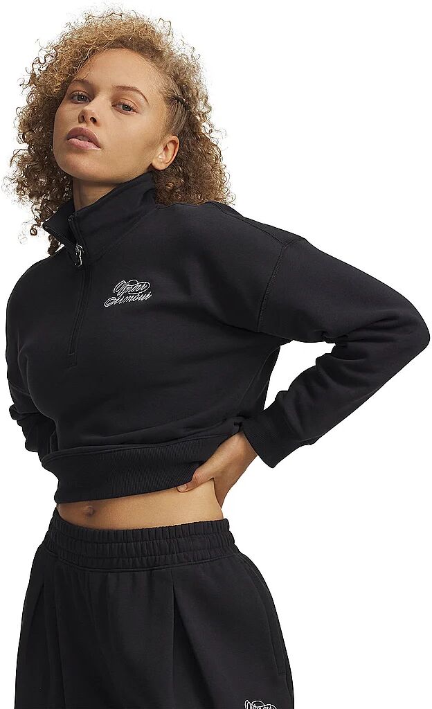 UNDER ARMOUR Damen Sweater Rival Fleece Script schwarz   XS XS