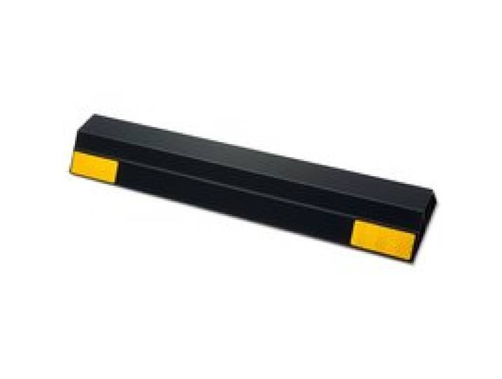 VEVOR Butée de stationnement pour garage, lot de 2, butée de roue robuste, 40,6 cm, butoir de stationnement en PP avec bandes réfléchissantes, pour voiture, camionnette, camion, pneu, roue, pare-chocs