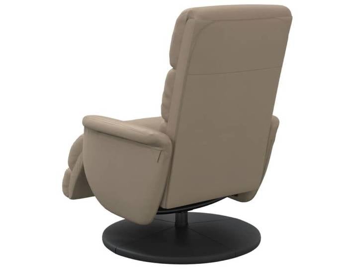 Maison Soldes Fauteuil inclinable - Dossier Réglable (1 PLACE) - avec repose-pieds cappuccino similicuir - L71xP98xH106cm Mode