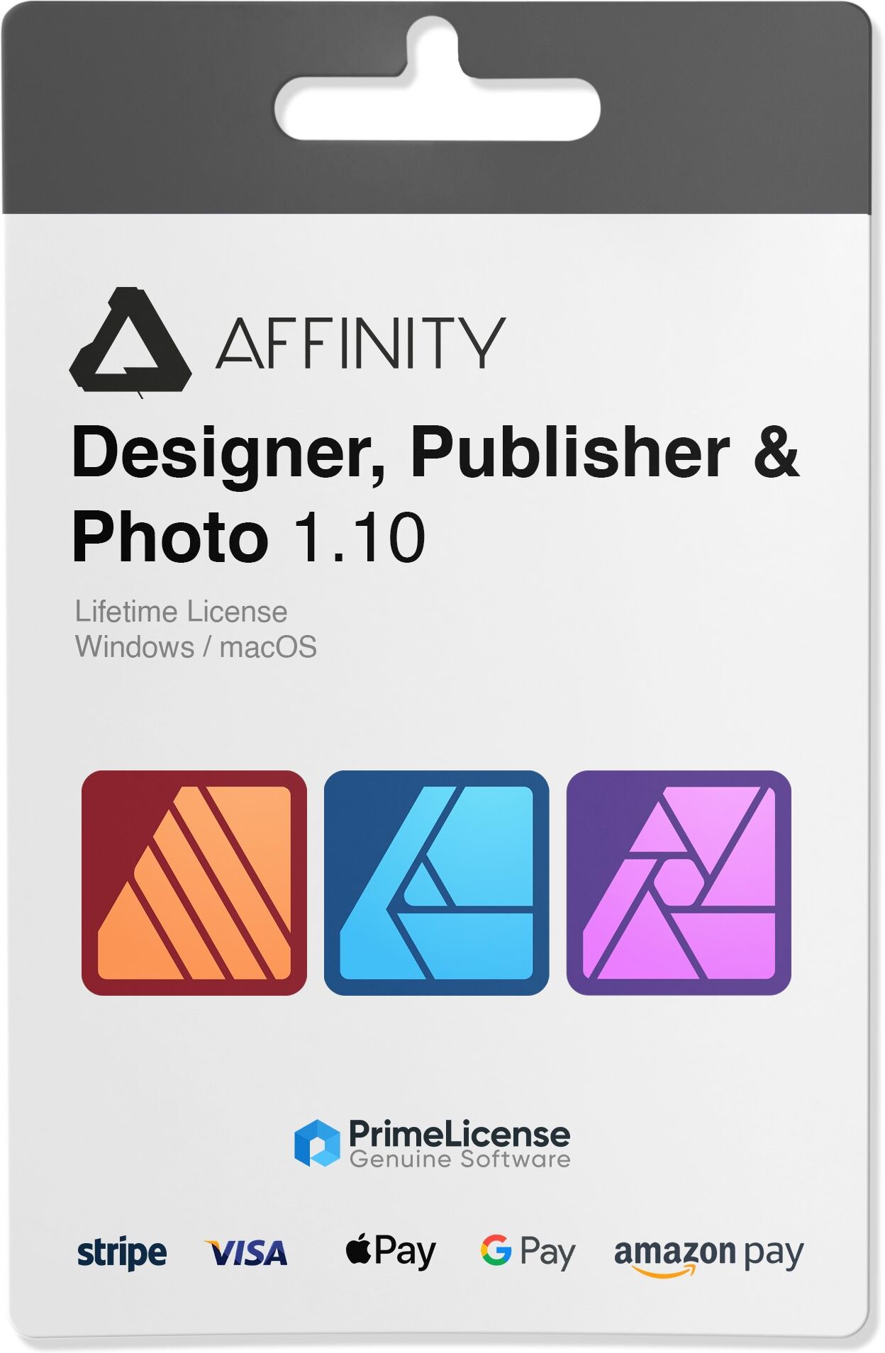 Affinity V1 Licence universelle