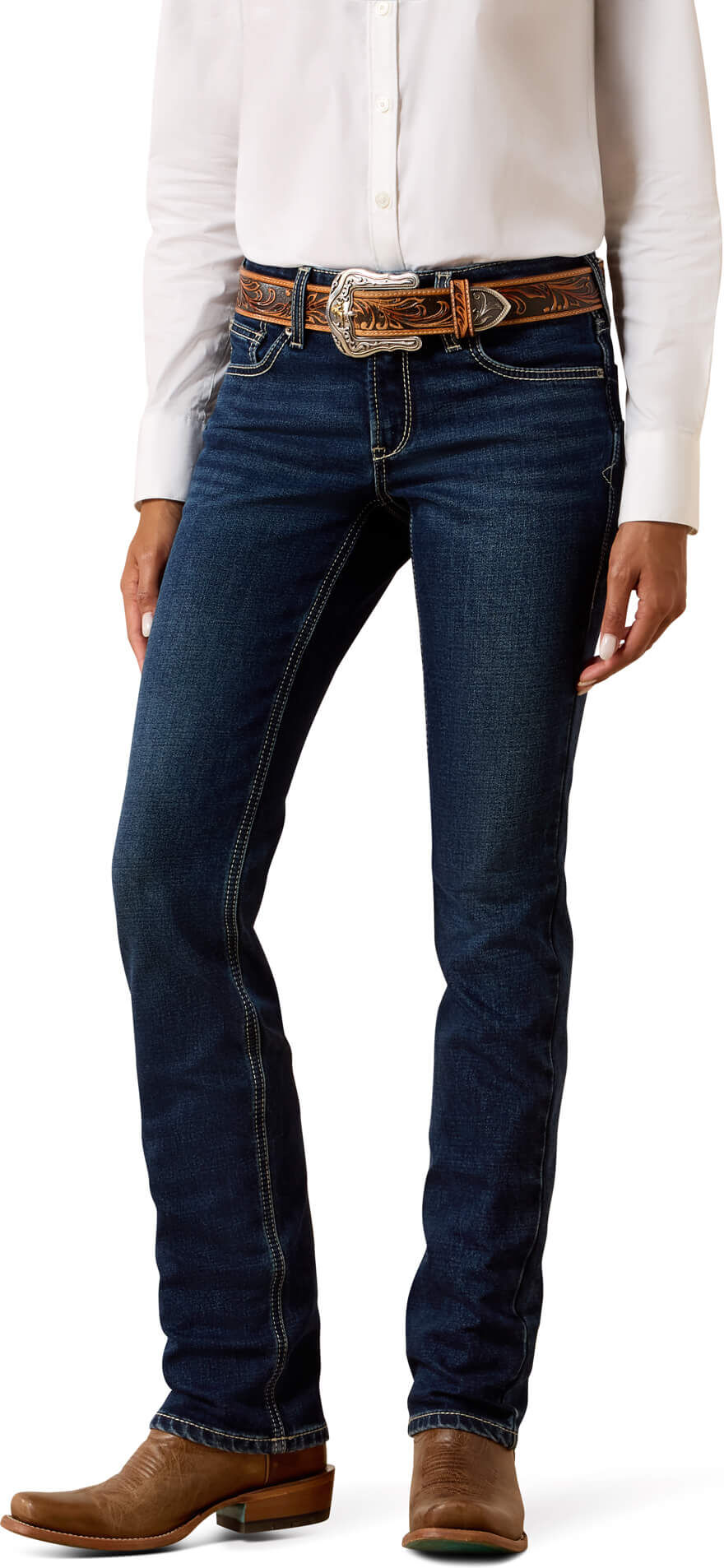 Women's Perfect Rise Acclimatize Parker Straight Leg Jeans in Sonoma, Size: 25 Long by Ariat