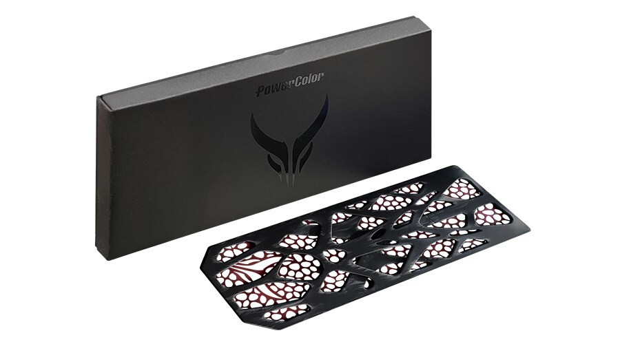 PowerColor verwisselbare aluminium achterplaat voor de RX 7900 Red Devil serie