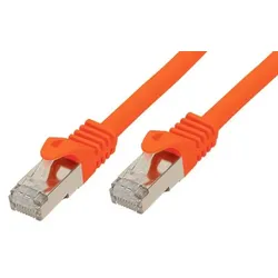 Patchkabel S/FTP PIMF Rohkabel Cat.7 orange 15,0m