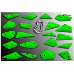 Move It Climbingholds, Klettergriffe, (Neon Grün)