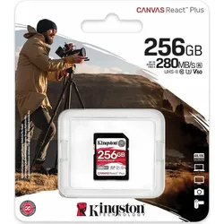 KINGSTON Canvas React Plus V60 SD 256GB