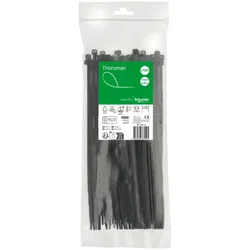 Schneider Electric IMT46416 Kabelbinder Thorsman, Abmessung: 250X4,8 mm, VPE=100 Stück Farbe schwarz