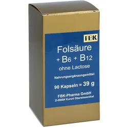 Folsäure + B6 + B12 ohne Lactose