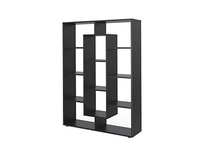 Vicco Raumteiler, Schwarz, 107.2 x 143 cm zur Raumtrennung und flexiblen Aufbewahrung einsetzbar