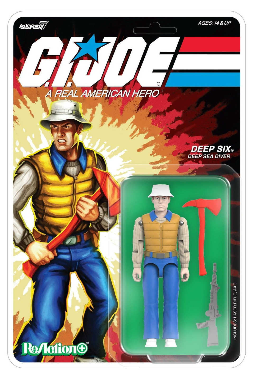 Super7 G.I. Joe Deep Six ReAction+ Actiefiguur Serie 09