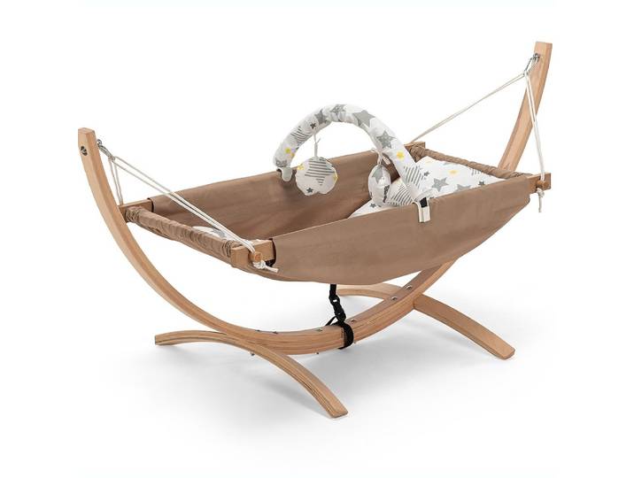 Hamac bébé en bois berceau bébé hamac bébé balançoire berceau bois de hêtre naturel