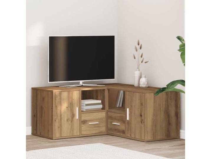 smnyxs Eckschrank, Eiche, handgefertigt, 160 x 40 x 45 cm, Holz Holzwerkstoff, glatte Oberfläche, Feuchtigkeitsbeständigkeit, 2 Montagemodi, Fächer, Schubladen, robuste Platte