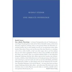 Eine okkulte Physiologie, Fachbücher von Rudolf Steiner