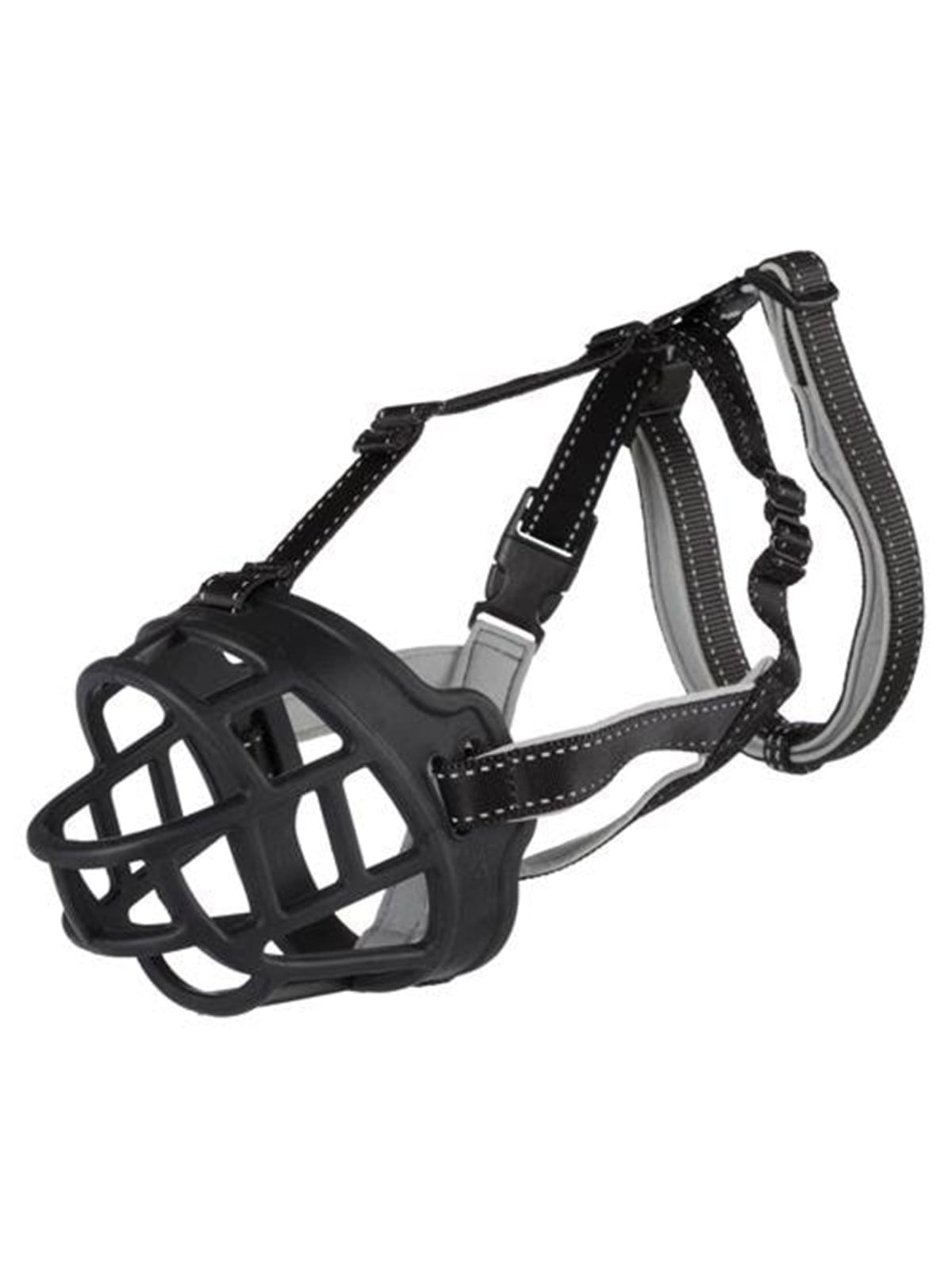 Trixie Muzzle Flex muzzle rubber M-L black