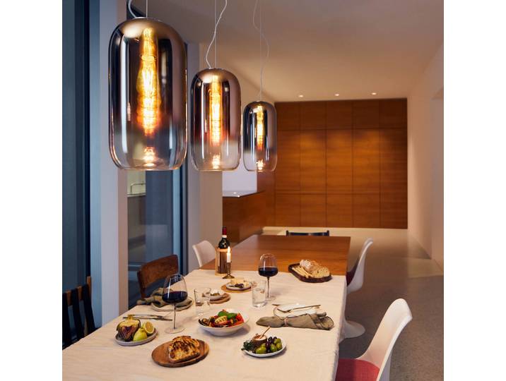Suspension Gople Mini bronze/noir - Artemide - Salon / séjour - Design - Verre - À ampoule unique