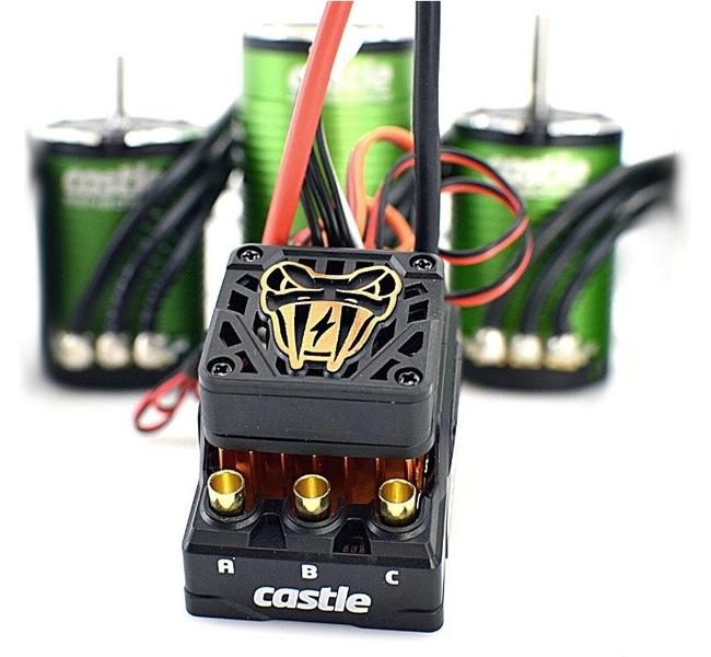Castle motor 1412 3200ot/V senzored, reg. Copperhead