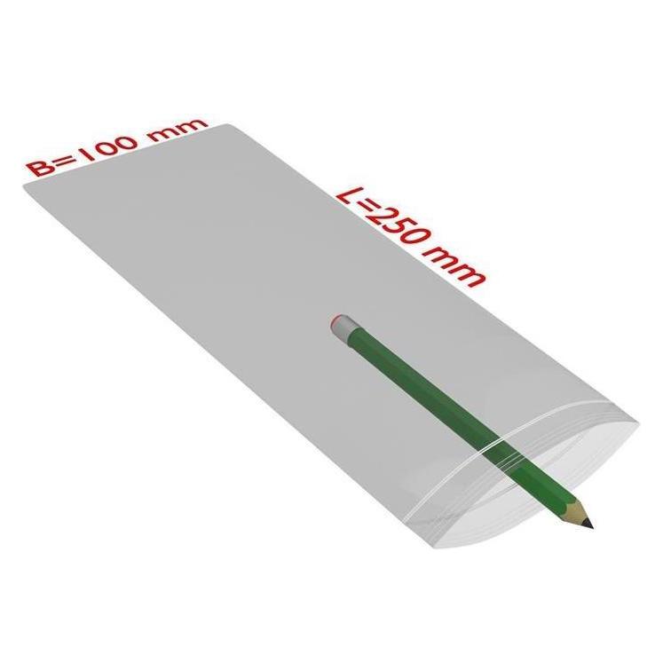 Transpak Druckverschlussbeutel Masse 100x250mm Stärke 50µ PE transparent (1000 Stk.) (8160095)