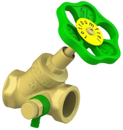 Schlösser Schrägsitzventil 0014102000001 DN 20, Rp 3/4, mit Entleerung, steigende Spindel
