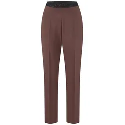 Knöchellange Slim Fit-Jersey-Hose BASLER braun, 52