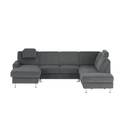 meinSofa Wohnlandschaft Mit verschiedenen Funktionen verfügbar Jana ¦ grau ¦ Maße (cm): B: 309 H: 87 T: 235.0