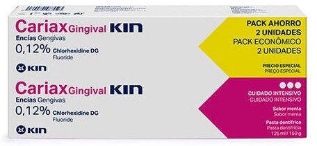 CARIAX Gingival Pasta Dentífrica Lote 2X