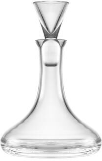 Majestic Gift Inc. "Majestic Gifts Inc. Crystal Glass Mouthwash Decanter With Cup Stopper - 6.6"" Height"